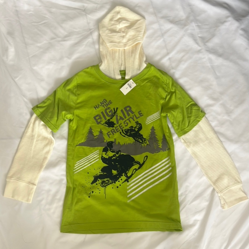GAPKids long sleeve hooded shirt